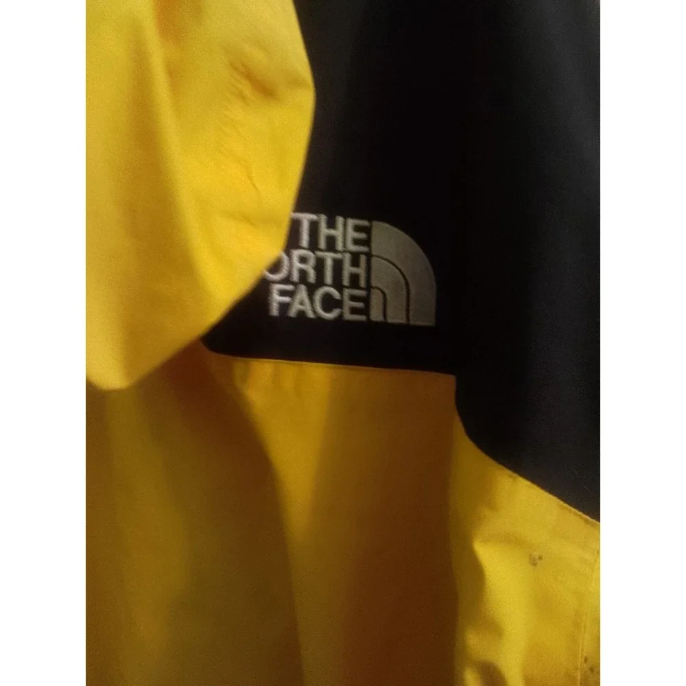 Mens The Northface Gore Tex Yellow Mountains Jacket Outer Color Yellow  No...